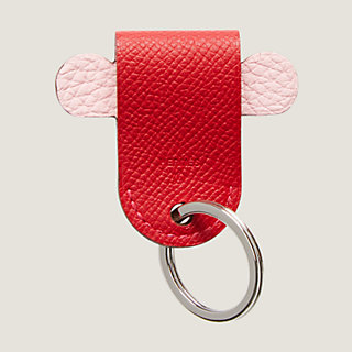 【HERMES】Bearn key ring ベアンキーリング Rose Azalee HERMES】Bearn key ring ベアンキーリング Rose Azalee